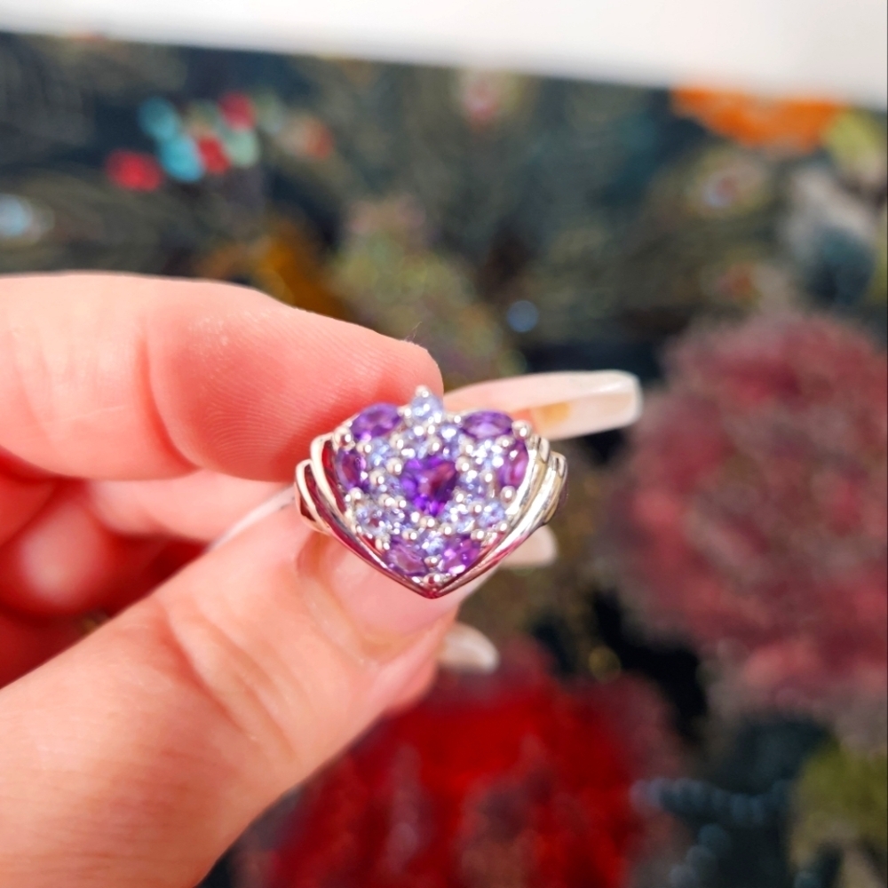 Purple Heart Women's Ring